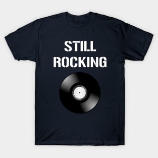 Classic Rock Vinyl Gramophone Record Funny 70's Vintage Musical T-Shirt